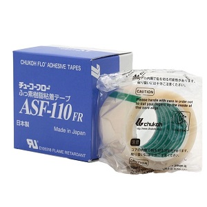 Băng keo chịu nhiệt PTFE Chukoh ASF-110 0.23mmx38mmx10M